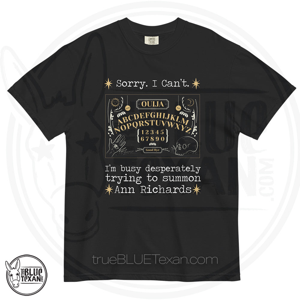 Summoning Ann Richards Ouija Board | Unisex Comfort Colors TShirt