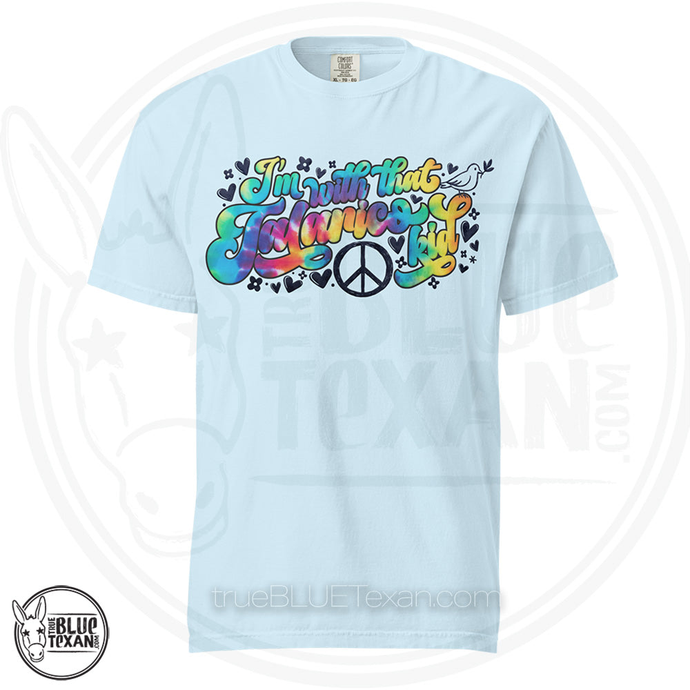 I'm with that Talarico Kid! Hippy Vibes | Unisex Heavyweight Comfort Colors TShirt