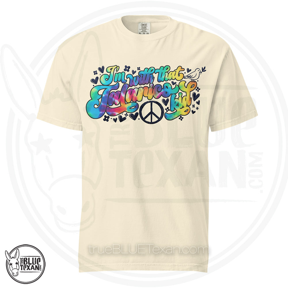 I'm with that Talarico Kid! Hippy Vibes | Unisex Heavyweight Comfort Colors TShirt