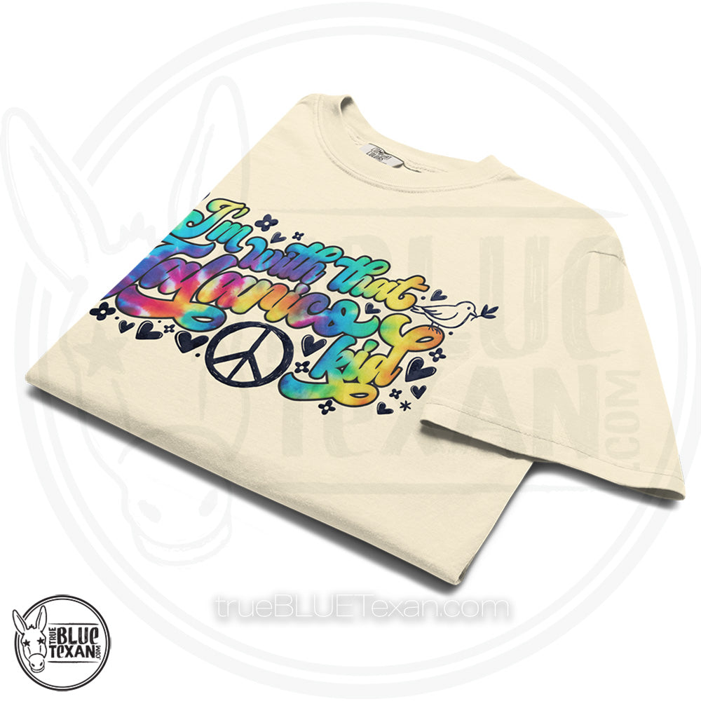 I'm with that Talarico Kid! Hippy Vibes | Unisex Heavyweight Comfort Colors TShirt