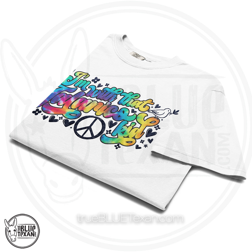 I'm with that Talarico Kid! Hippy Vibes | Unisex Heavyweight Comfort Colors TShirt