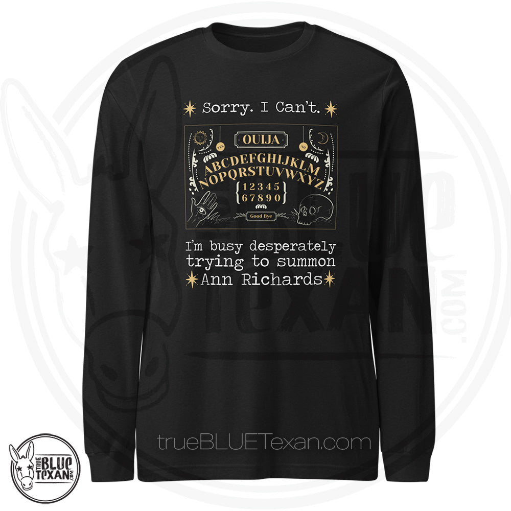 Summoning Ann Richards Ouija Board | Premium Long Sleeved TShirt