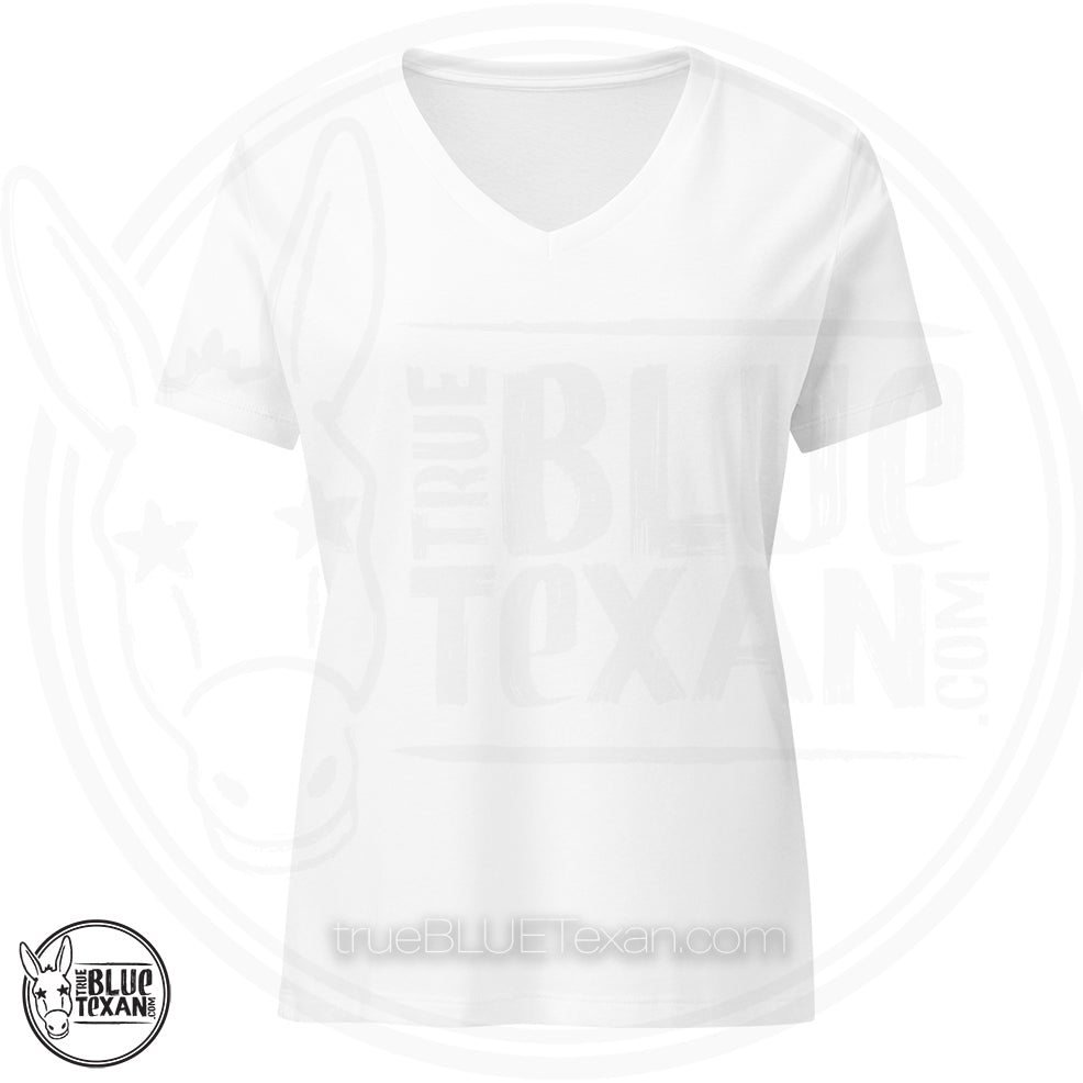 Don't Mess with Texas Women (Back Print) | Women's Relaxed Fit V Neck
