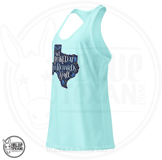 We Peaked at Ann Richards Y'all! | Women's Tank Top