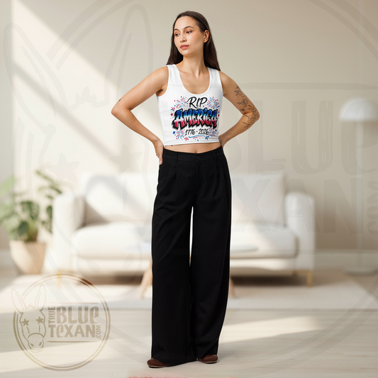 RIP America | Cotton Cropped Tank Top