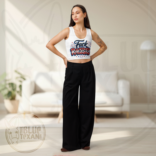 Fuck Racists | Cotton Cropped Tank Top