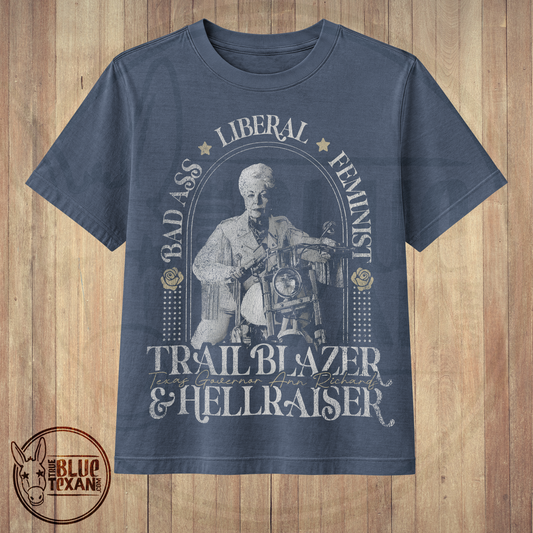 Ann Richards Trailblazer Hellraiser | Women's Boxy Heavyweight Tee