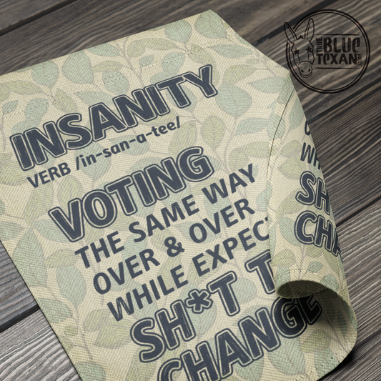 Definition of Insanity | Double Sided Garden Flag