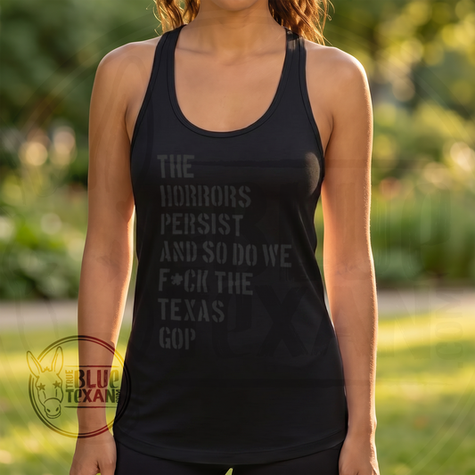 The Horrors Persist | Womens Racerback Tank Top