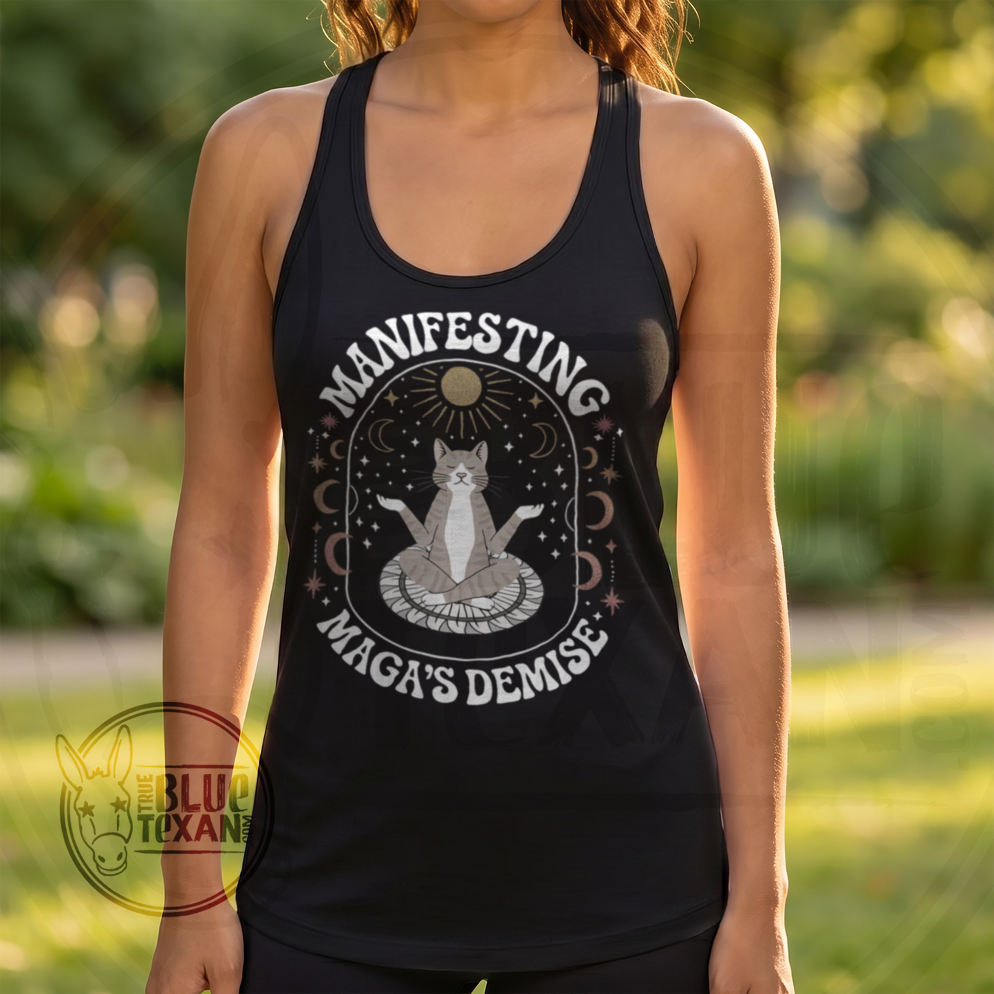 Manifesting MAGA's Demise | Women's Racerback Tank top