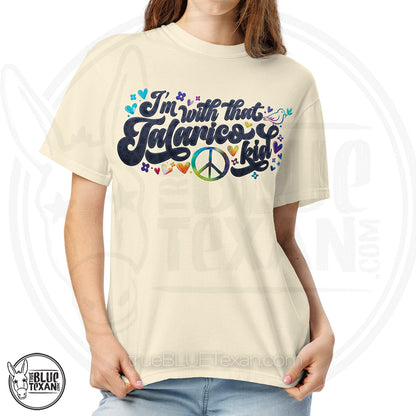 I'm with that Talarico Kid! Hippy Vibes |  Unisex Heavyweight Comfort Colors TShirt
