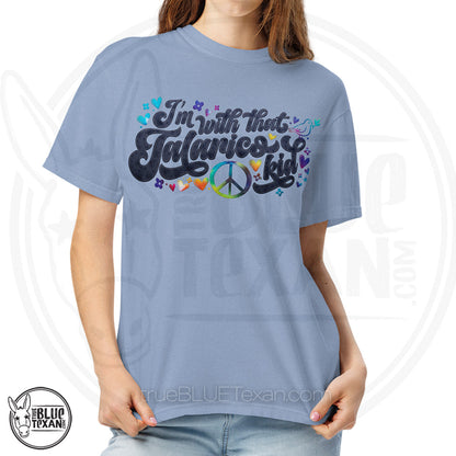 I'm with that Talarico Kid! Hippy Vibes |  Unisex Heavyweight Comfort Colors TShirt