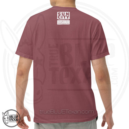 Sun City Democrats | Turn Texas Blue | Vintage Feel Comfort Colors Heavyweight TShirt