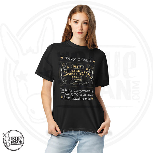 Summoning Ann Richards Ouija Board |  Unisex Comfort Colors TShirt