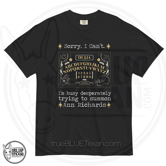 Summoning Ann Richards Ouija Board |  Unisex Comfort Colors TShirt
