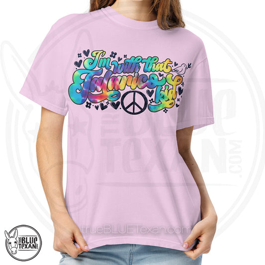 I'm with that Talarico Kid! Hippy Vibes |  Unisex Heavyweight Comfort Colors TShirt