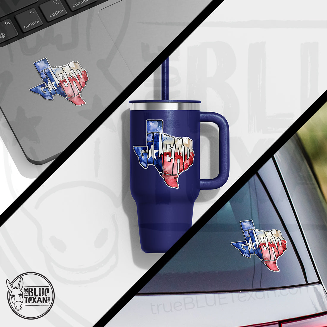 Gilead, Texas - 4" & 2" Decal Set