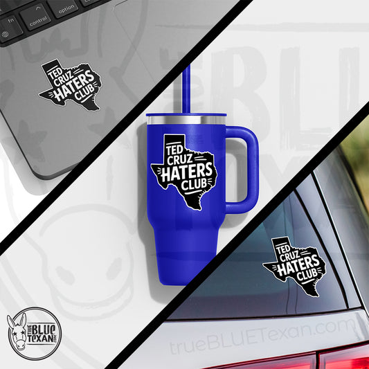 Ted Cruz Haters Club - 4" & 2" Decal Set