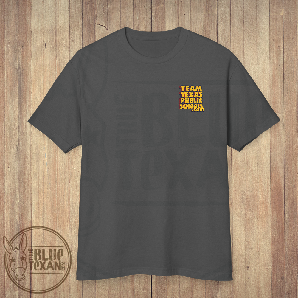 Team Texas Public Schools Pocket Web Address | Comfort Colors Style Premium Unisex Shirt