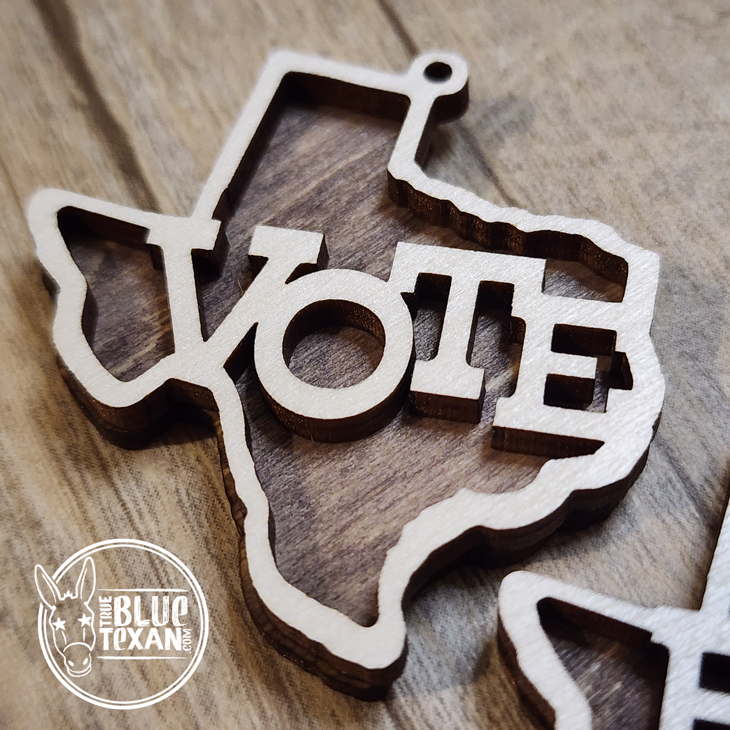 Texas VOTE Handmade Layered Earrings