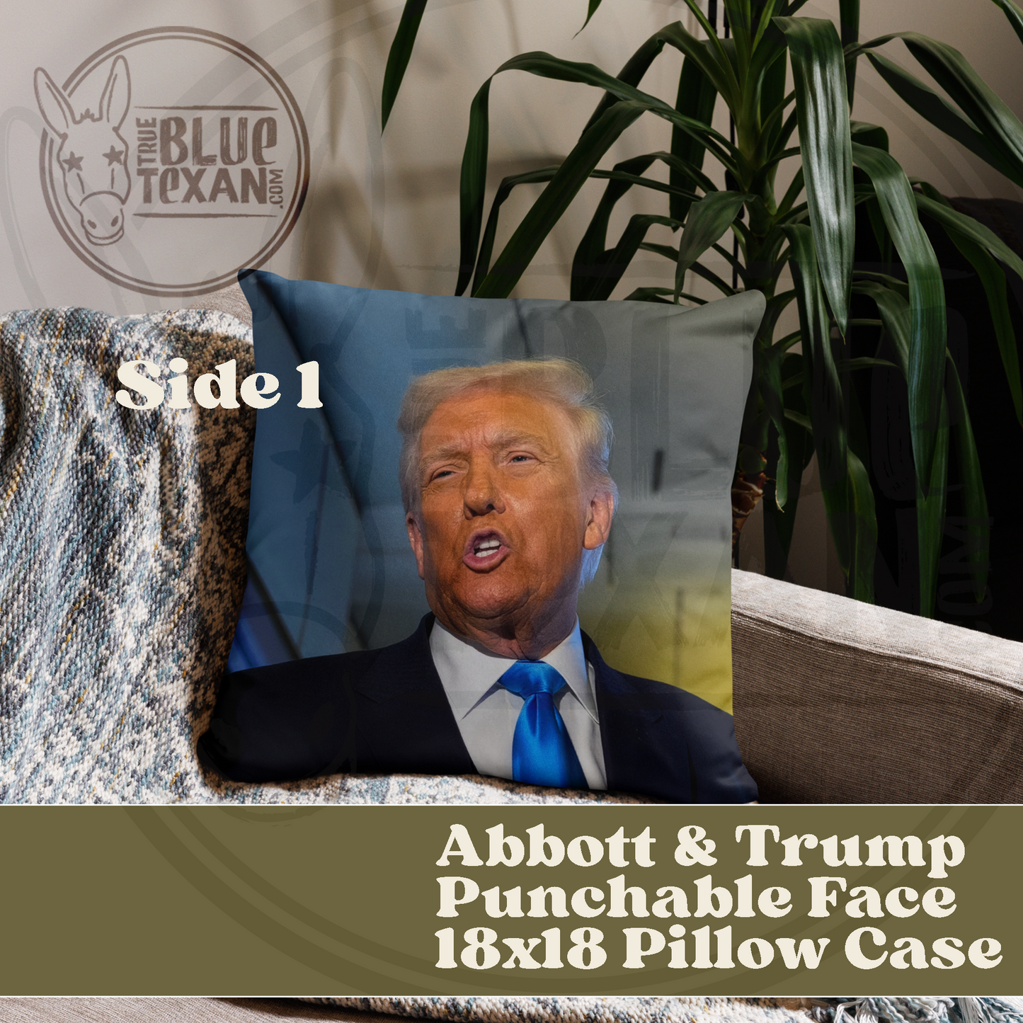 Abbott & Trump Punchable Face Pillow Cases