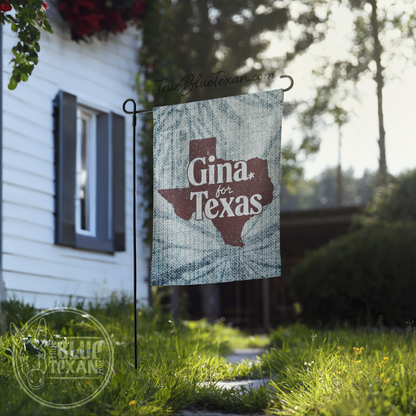 Team Blue! Gina & James |  Double Sided Yard & Garden Flags