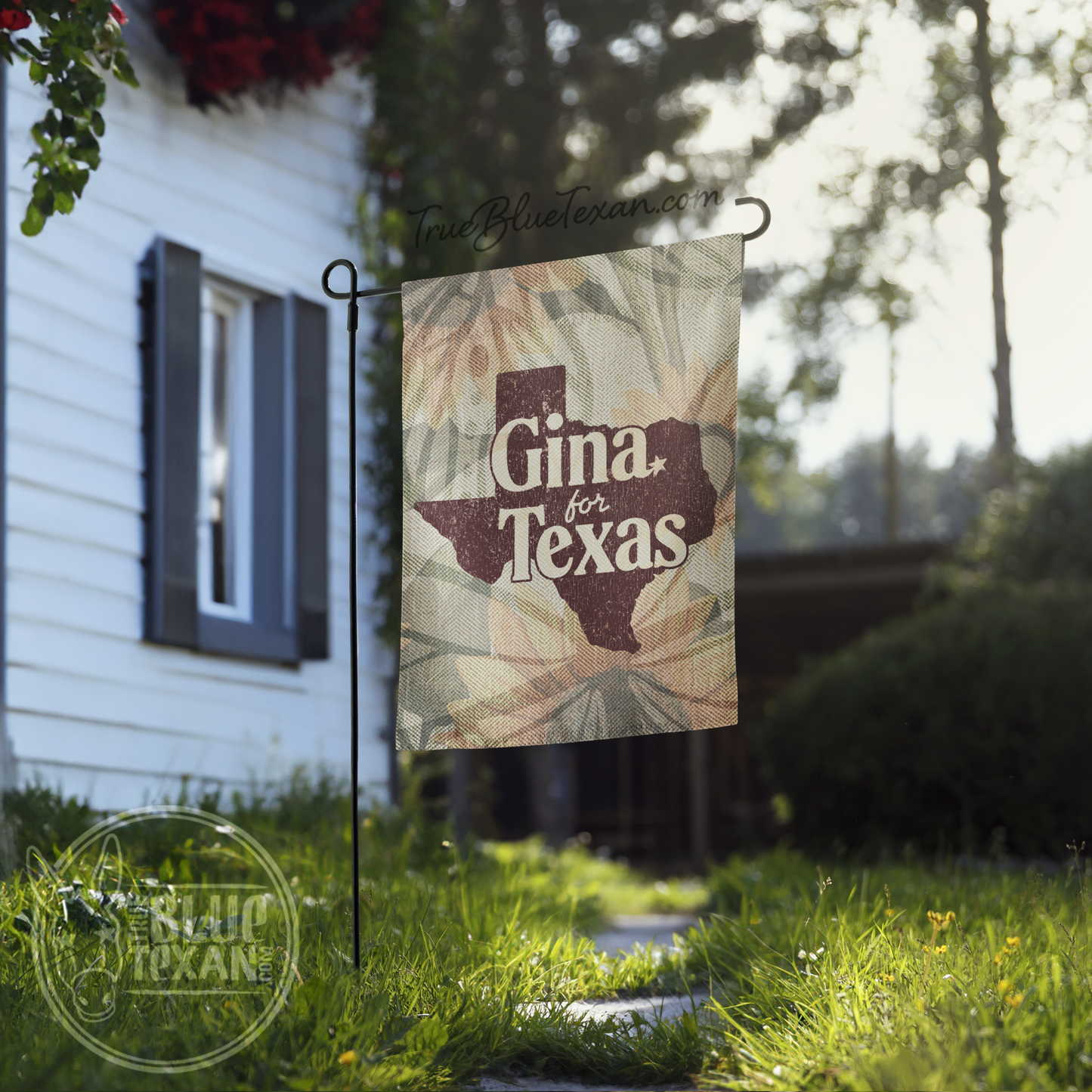 Gina for Texas | Double Sided Yard & Garden Flags