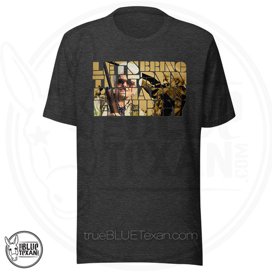 Let's Bring That Ann Richards Energy Unisex Premium TShirt Tee Shirt in Dark Gray Heather