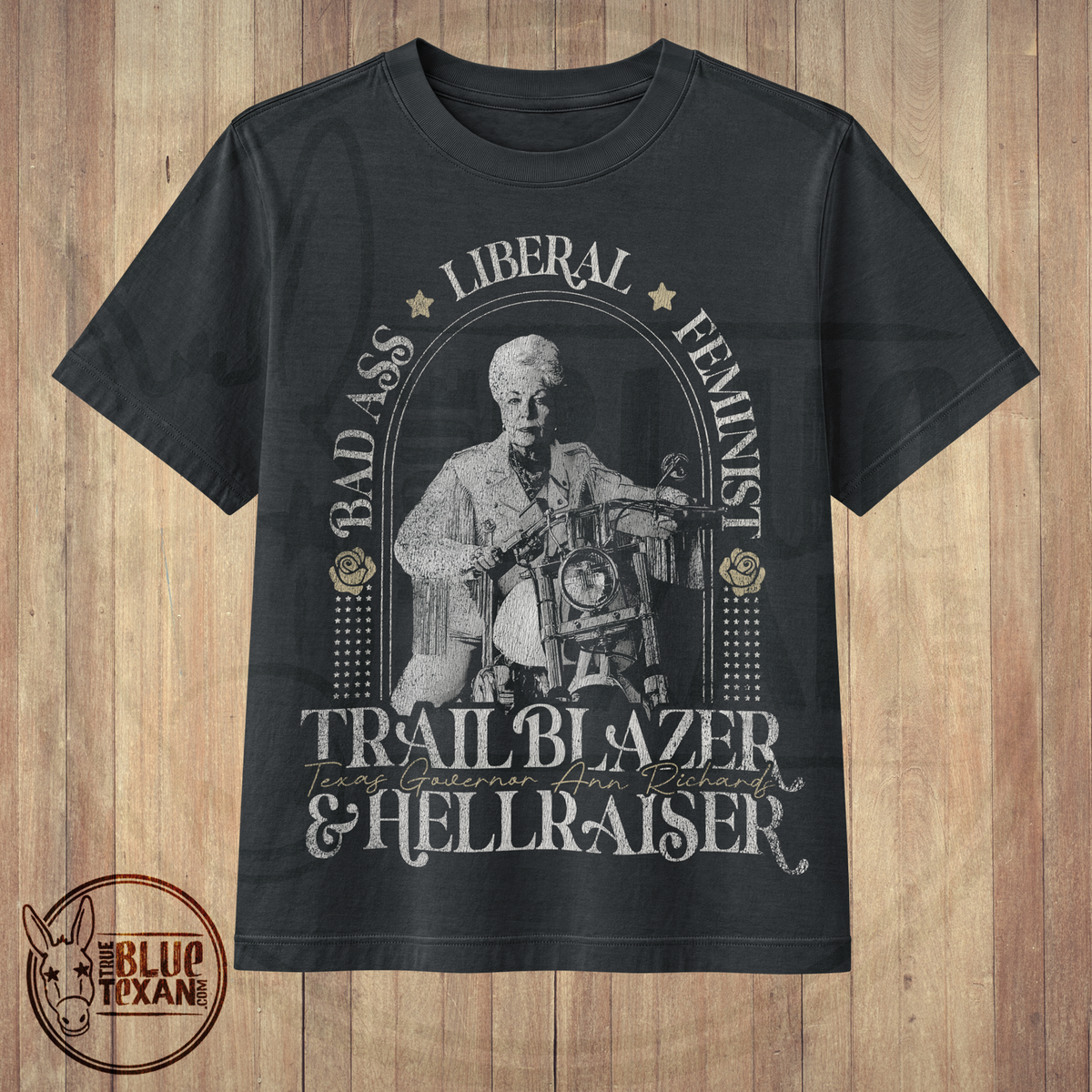 Ann Richards Trailblazer Hellraiser | Women's Boxy Heavyweight Tee