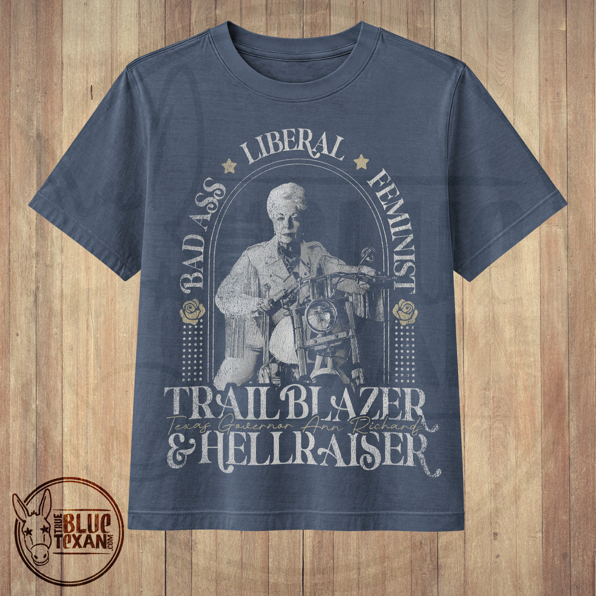 Ann Richards Trailblazer Hellraiser | Women's Boxy Heavyweight Tee