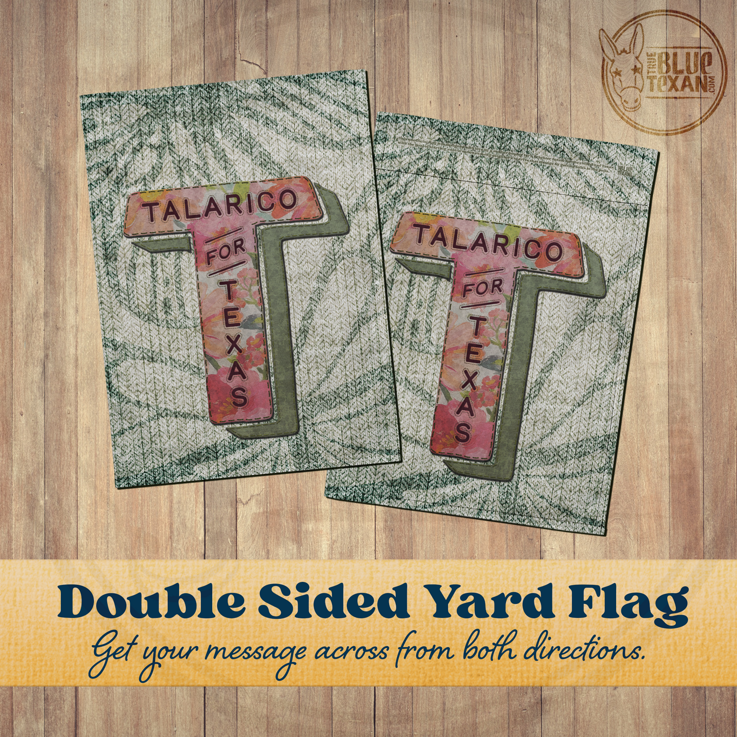 Talarico for Texas | Multiple Designs | Double Sided Yard & Garden Flags