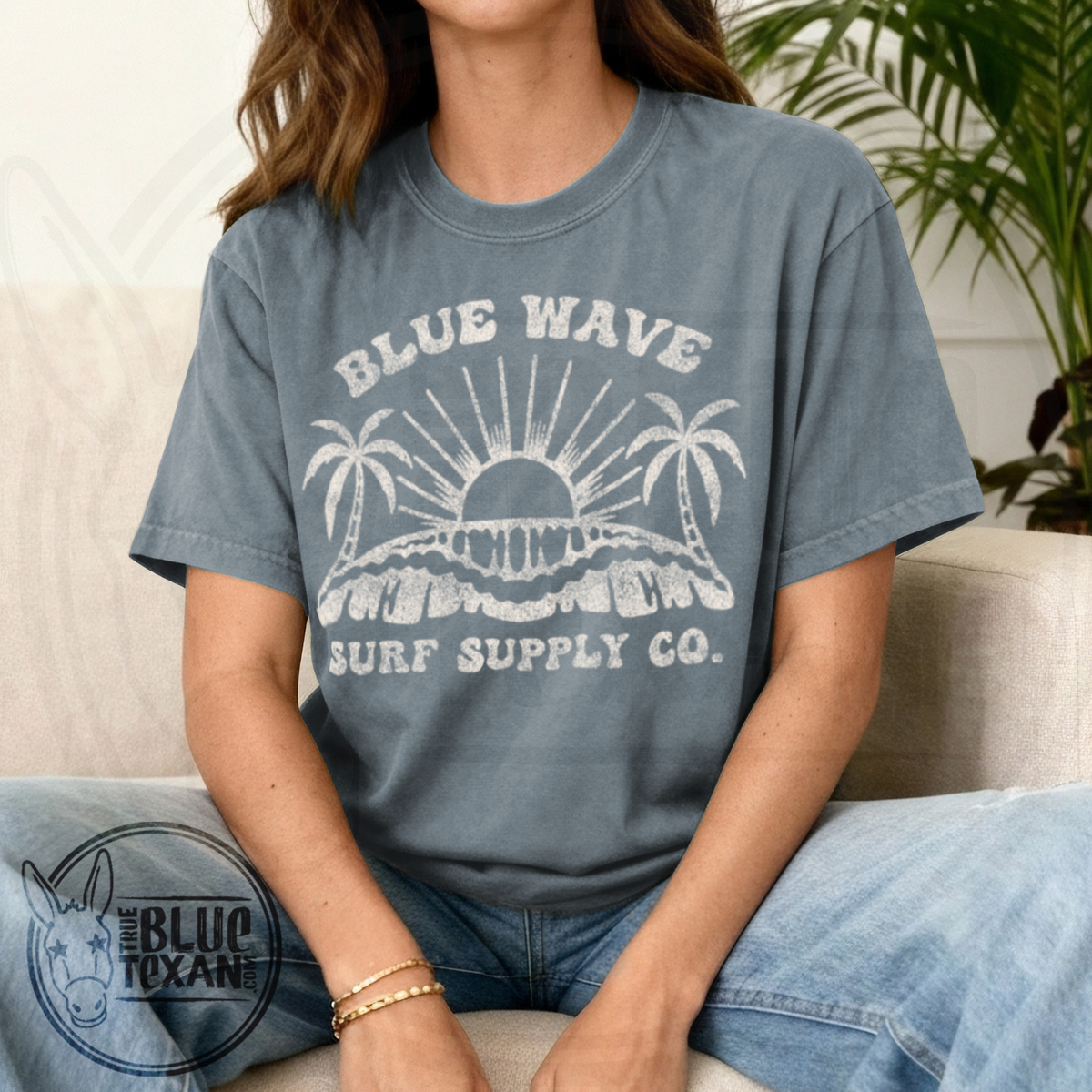 Blue Wave Surf Supply Co | Unisex Comfort Colors Tee