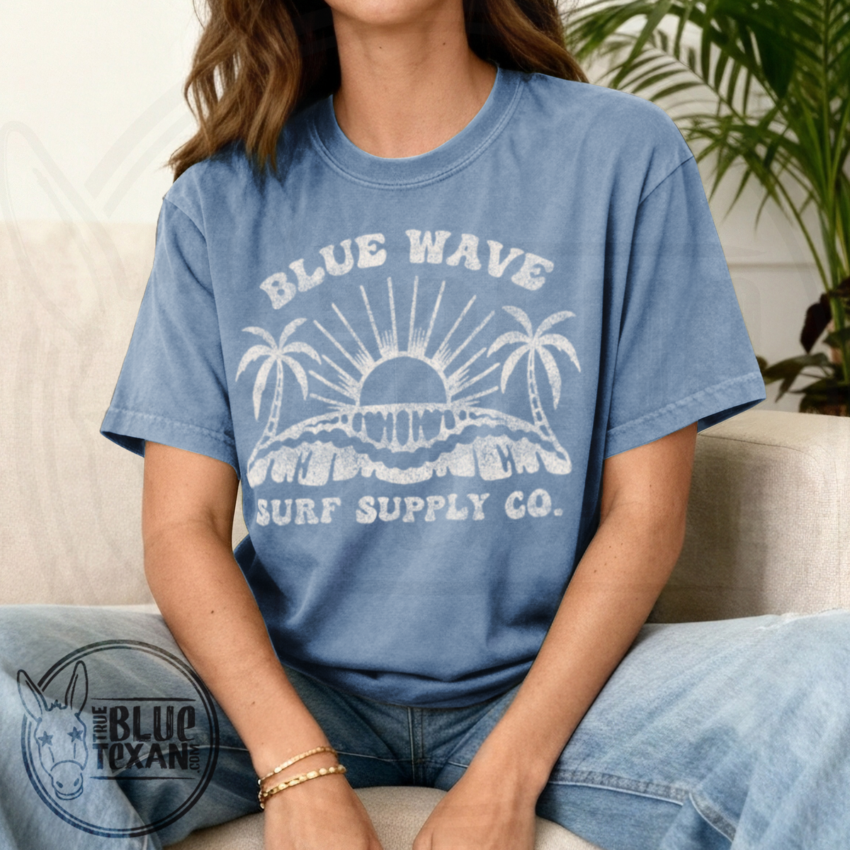 Blue Wave Surf Supply Co | Unisex Comfort Colors Tee