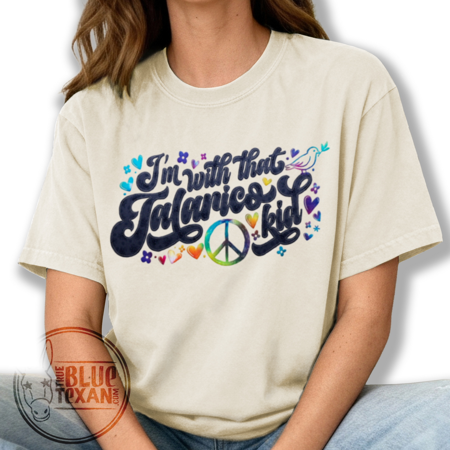 I'm with that Talarico Kid! Hippy Vibes |  Unisex Heavyweight Comfort Colors TShirt