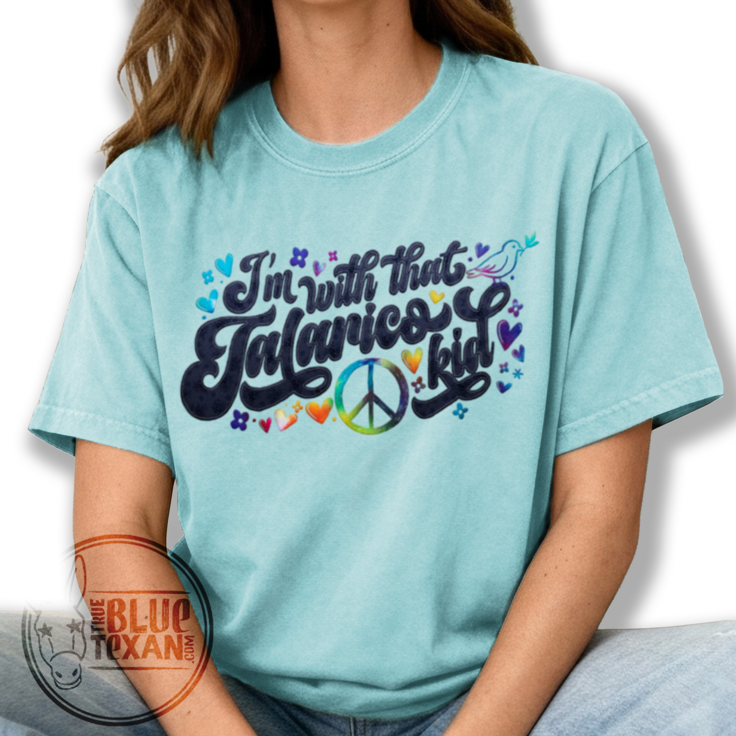 I'm with that Talarico Kid! Hippy Vibes |  Unisex Heavyweight Comfort Colors TShirt