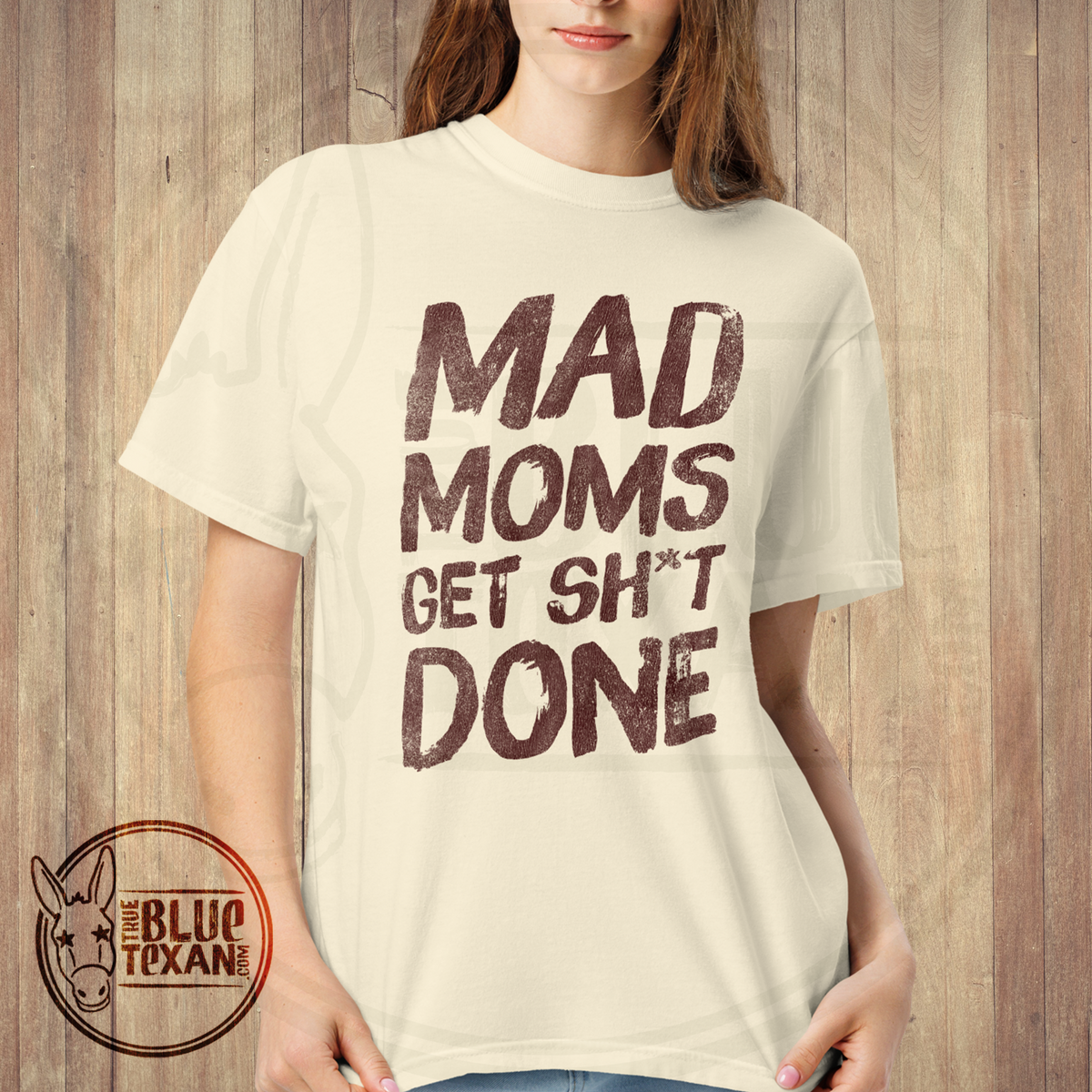 Mad Moms Get Shit Done | Ivory | Unisex Comfort Colors Tee