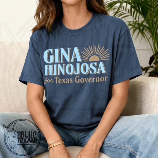 Gina Hinojosa for Governor | New Day Design | Comfort Colors Tee