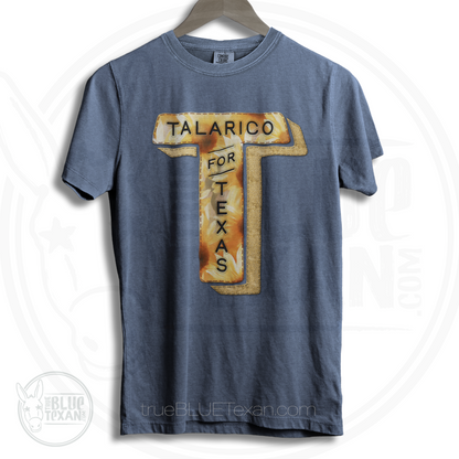 Talarico for Texas | Faux Sunflower Embroidery | Premium Unisex Comfort Colors T Shirt