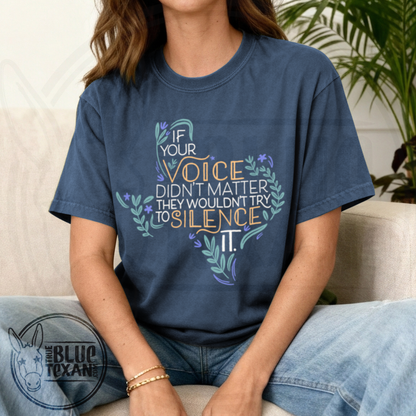 Your Voice Matters Oversized | Comfort Colors Tee
