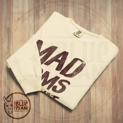 Mad Moms Get Shit Done | Ivory | Comfort Colors Lightweight Unisex Sweatshirt