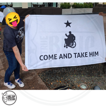 Come and Take Him Greg Abbott 3ftx5ft Premium Flag | FREE SHIPPING