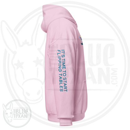 Talarico for Texas w/ Arm Quote | Faux Floral Applique | Unisex Hoodie