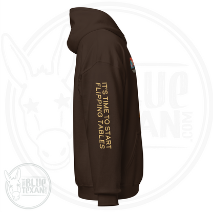 Talarico for Texas w/ Arm Quote | Faux Quilted Applique | Unisex Hoodie