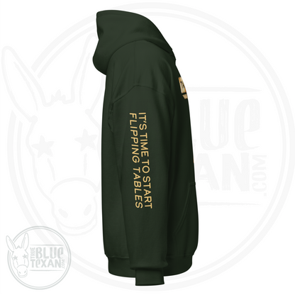 Talarico for Texas w/ Arm Quote | Faux Sunflower Applique | Unisex Hoodie