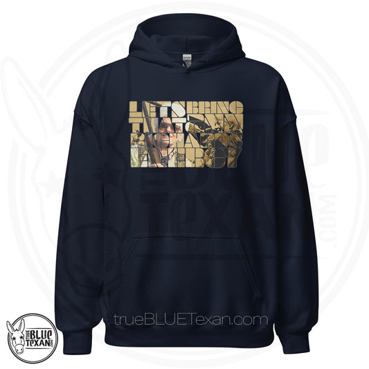 Let's Bring That Ann Richards Energy Unisex Hoodie Navy