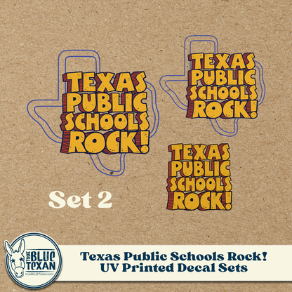 Texas Public Schools Rock | UV Printed Decals