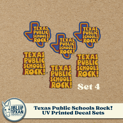 Texas Public Schools Rock | UV Printed Decals