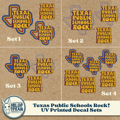 Texas Public Schools Rock | UV Printed Decals