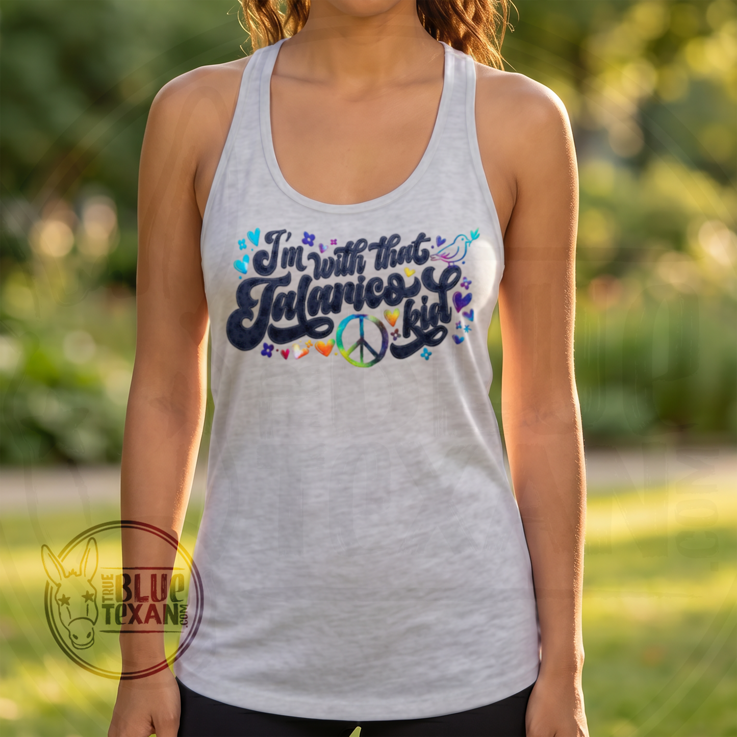I'm with That Talarico Kid | Women's Racerback Tank Top