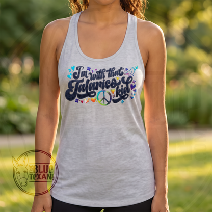 I'm with That Talarico Kid | Women's Racerback Tank Top